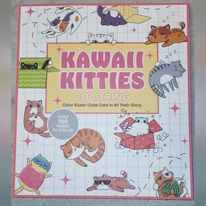 Kawaii Kitties Coloring Book NEW